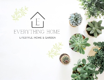 logo with plants