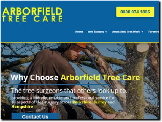 https://www.arborfieldtreecare.co.uk/ website