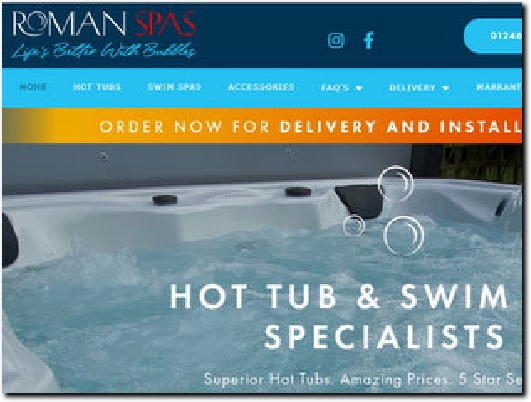 https://roman-spas.co.uk/ website