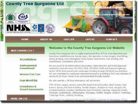 https://www.countytreesurgeons.co.uk/ website