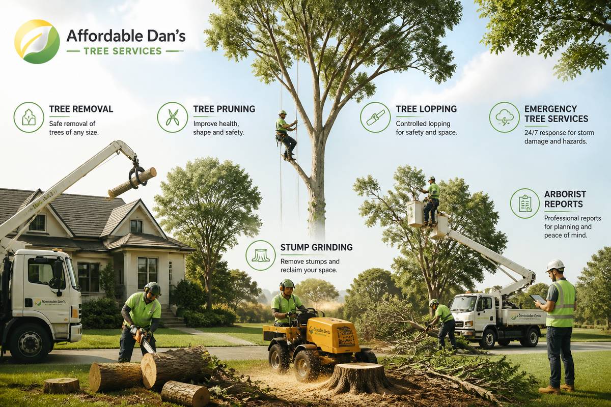 https://danstreeservices.com.au/ website